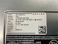 Dell poweredge r630 server (2x) - afbeelding 5 van  7