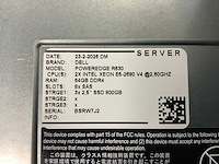 Dell poweredge r630 server (2x) - afbeelding 6 van  7