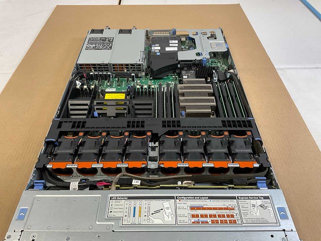Dell poweredge r640, xeon(r) gold 6146, 6x 16 gb ram, 2x 480 gb ssd(ssdsc2kg480g8r) rack mount chassis - afbeelding 8 van  8