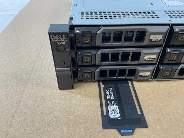 Dell (poweredge r730xd) - xeon(r) e5-2650 v3, 128 gb ram (8x16gb), 48 tb sas rack mount chassis - afbeelding 6 van  9