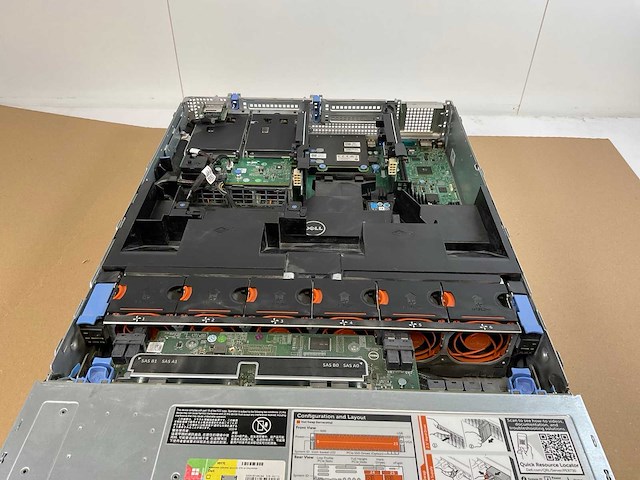 Dell poweredge r730xd, xeon(r) e5-2630 v4, 32 gb ram(2x 16gb), 2x 120 gb ssd(ssdsc2bb120g7r) - 12x 1.8 tb sas(st1800mm0198) rack mount chassis - afbeelding 9 van  13