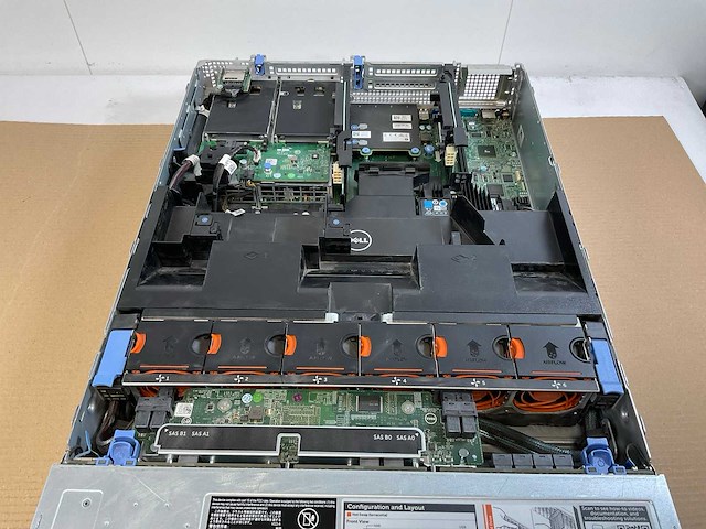 Dell poweredge r730xd, xeon(r) e5-2630 v4, 32 gb ram(2x 16gb), 2x 120 gb ssd(ssdsc2bb120g7r) - 7x 1.8 tb sas(st1800mm0198) rack mount chassis - afbeelding 10 van  12