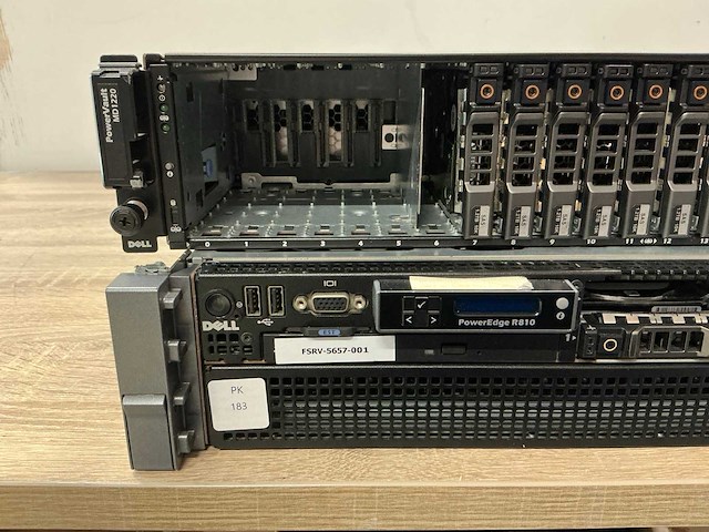 Dell poweredge r810 + powervault md1220 server - afbeelding 7 van  13