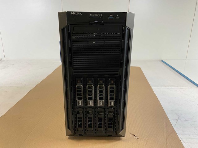 Dell poweredge t340, xeon(r) e-2124, 16 gb ram (2x 8gb), 1.2 tb sas(al14sxb30eny) main server chassis - afbeelding 1 van  9