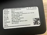 Dell precision 3520(i7) laptop (4x) - afbeelding 10 van  10