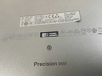 Dell precision 3551 15.5”, core(tm) i7 10th gen, 32 gb ram, 512 gb nvme, nvidia quadro p620 4gb laptop - afbeelding 6 van  6