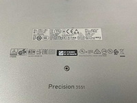 Dell precision 3551 15.6”, core(tm) i7 10th gen, 32 gb ram, 512 gb nvme, nvidia quadro p620 4 gb laptop - afbeelding 7 van  7