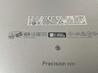 Dell precision 3551 15.6”, core(tm) i7 10th gen, 32 gb ram, 512 gb nvme, nvidia quadro p620 4 gb laptop - afbeelding 6 van  6