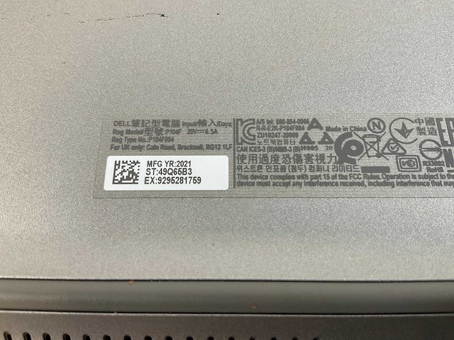 Dell precision 3561 15.5”, core(tm) i7 11th gen, 32 gb ram, 512 gb nvme, nvidia t600 mobile 4gb laptop - afbeelding 7 van  7