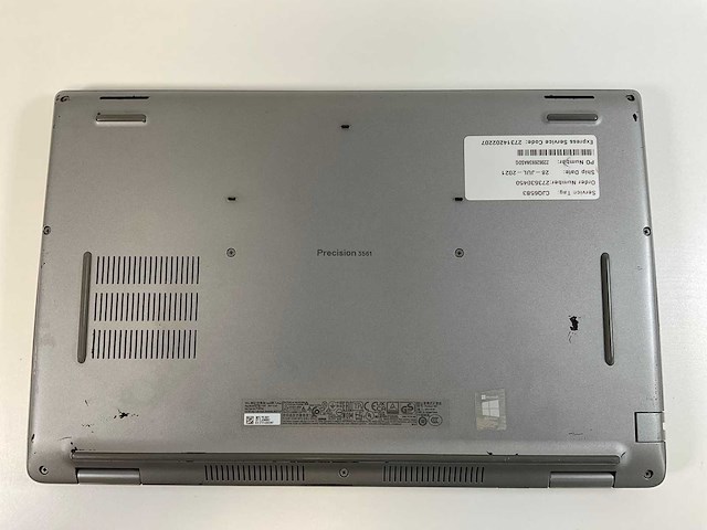 Dell precision 3561 15.5”, core(tm) i7 11th gen, 32 gb ram, 512 gb nvme, nvidia t600 mobile 4gb laptop - afbeelding 6 van  7