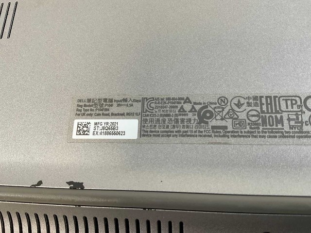 Dell precision 3561 15.5”, core(tm) i7 11th gen, 32 gb ram, 512 gb nvme, nvidia t600 mobile 4gb laptop - afbeelding 7 van  7
