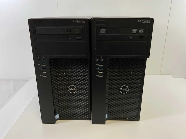 Dell precision 3620, xeon(r) e3-1270 v6, 32 gb ram(2x 16gb), 256 gb nvme workstation (2x) - afbeelding 1 van  12