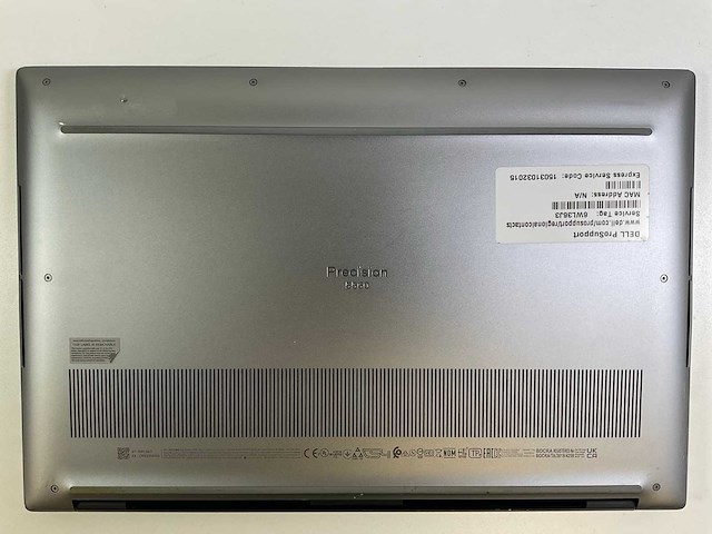 Dell precision 5560 15.6”, core(tm) i7 11th gen, 32 gb ram, 1 tb nvme, nvidia rtx a2000 mobile 4 gb laptop - afbeelding 6 van  7