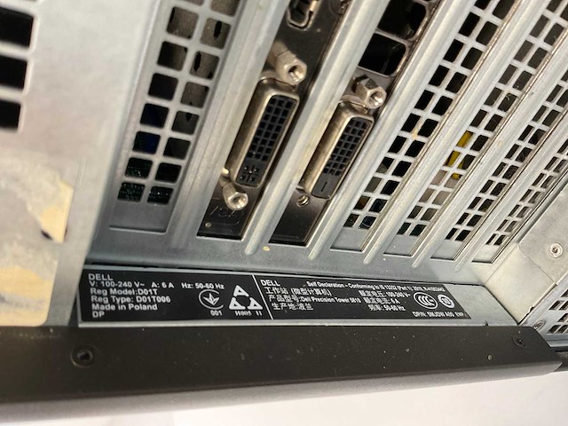 Dell precision 5810, xeon(r) e5-1650 v3, 32 gb ram, 1 tb hdd - 256 gb ssd, nvidia geforce gtx 970 4gb workstation - afbeelding 8 van  8