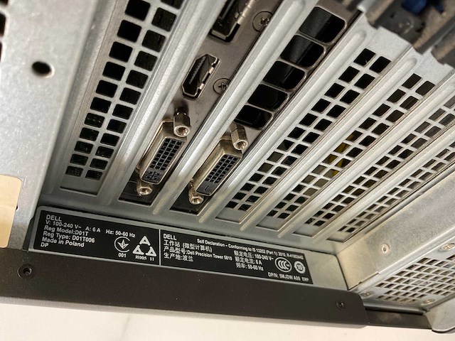 Dell precision 5810, xeon(r) e5-1650 v3, 32 gb ram, 256 gb ssd, nvidia geforce gtx 970 4gb workstation - afbeelding 8 van  8