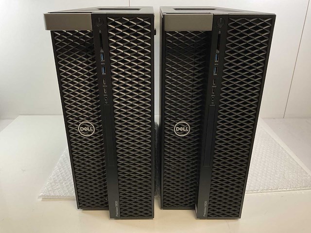Dell precision 5820, xeon(r) w-2125, 32 gb ram (4x8gb), 512 gb nvme, nvidia quadro p1000 4 gb workstations (2x) - afbeelding 1 van  5