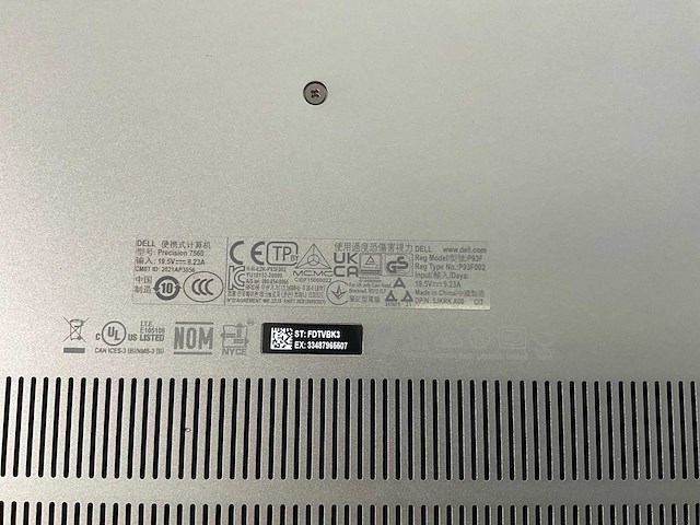Dell precision 7560 15.6”, core(tm) i7 11th gen, 32 gb ram, 1 tb nvme, nvidia rtx a2000 4 gb laptop - afbeelding 7 van  7