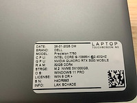 Dell precision 7750(i9) laptop - afbeelding 7 van  8