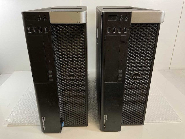 Dell precision t3610, xeon(r) e5-1620 v2, 16 gb ram (4x4gb), 500 gb sata, nvidia quadro k2000 2 gb workstations (2x) - afbeelding 1 van  5