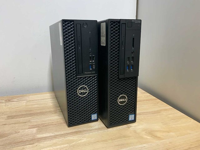 Dell precision tower 3430+3420 desktop (2x) - afbeelding 1 van  8