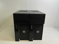 Dell precision tower 3620, core(tm) i7 6th gen, 16gb ram ( 2 x 8gb), 256 gb ssd, amd firepro w5100 workstations (2x) - afbeelding 1 van  13