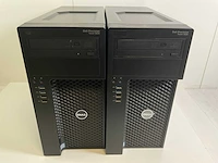 Dell precision tower 3620, xeon(r) e3-1270, 32gb ram (2x16gb), 256 gb nvme workstations (2x)
