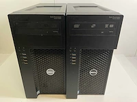 Dell precision tower 3620, xeon(r) e3-1270, 32gb ram (2x16gb), 256 gb nvme workstations (2x)