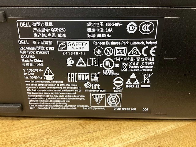 Dell pro slim d18s desktop - afbeelding 3 van  5