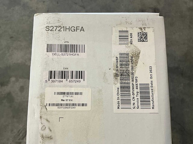 Dell s2721hgfa monitor - afbeelding 3 van  4
