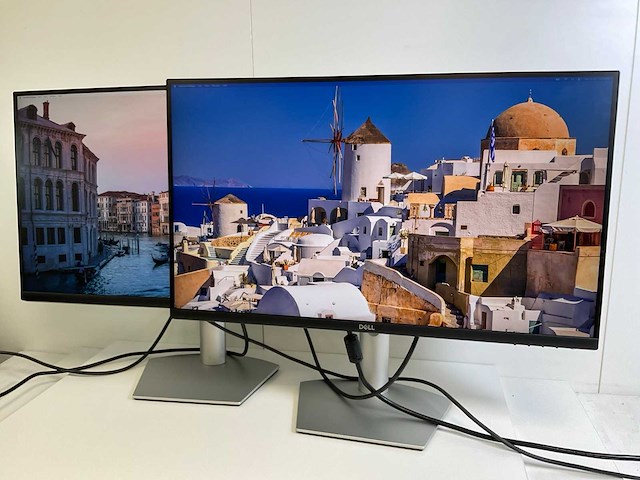 Dell (s2722dc) 27”, 2560x1440 (qhd) ips monitors (2x) - afbeelding 3 van  7