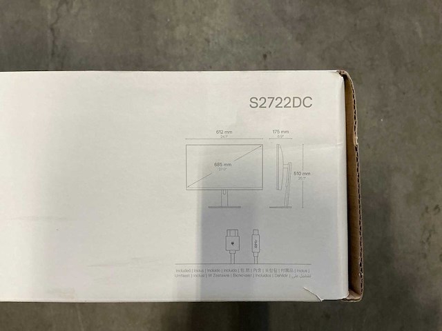 Dell s2722dc usb-c monitor - afbeelding 4 van  5