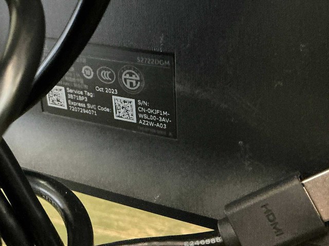 Dell s2722dgm monitor (2x) - afbeelding 13 van  15