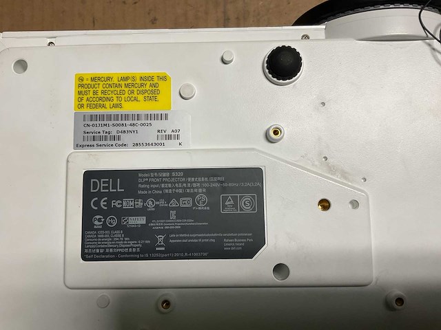 Dell s320 projector - afbeelding 7 van  9
