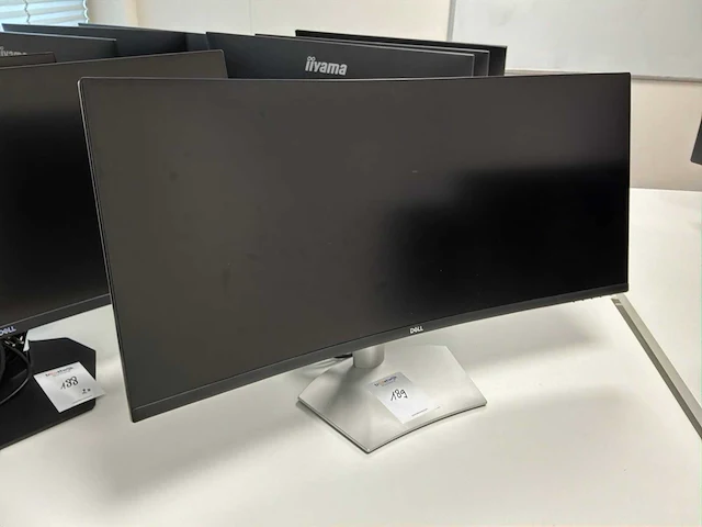 Dell s3422dwg curved monitor (2x) - afbeelding 1 van  3