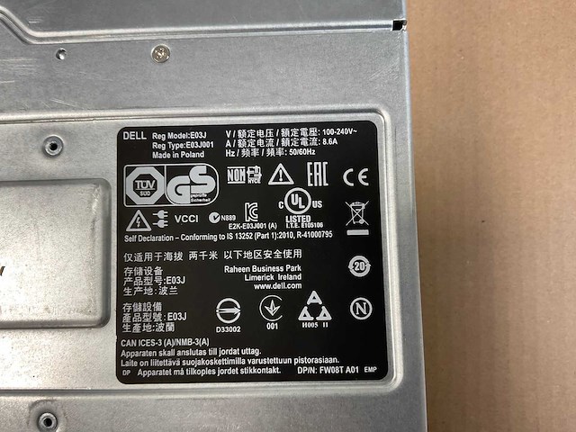 Dell (sc220) 23x 1.2 tb sas(st1200mm0007) disk array enclosure storage - afbeelding 9 van  17