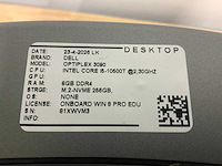 Dell set optiplex 3090 desktop (2x) - afbeelding 10 van  10