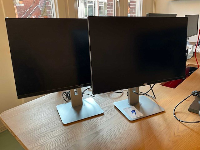 Dell u2715hc monitor (2x) - afbeelding 1 van  2