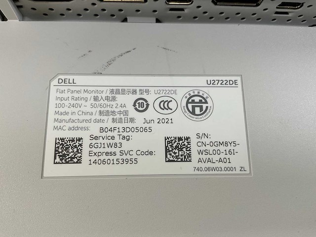 Dell (u2722de) 27”, 2560x1440 (qhd) ips monitors (2x) - afbeelding 4 van  13