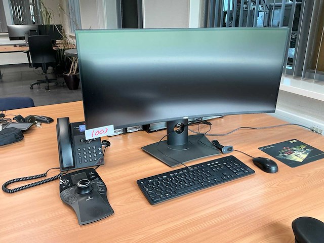 Dell u3417w curved monitor - afbeelding 1 van  6
