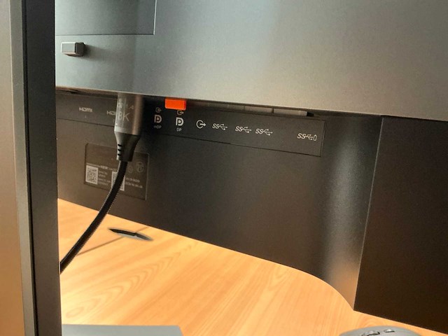 Dell u3417w curved monitor - afbeelding 7 van  7