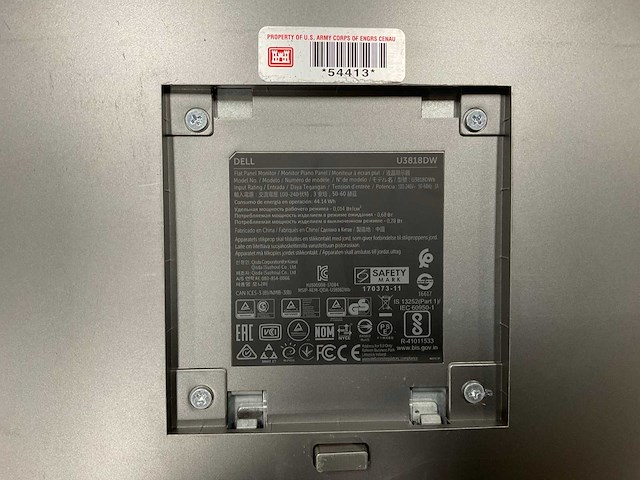 Dell u3818dw monitor - afbeelding 4 van  6