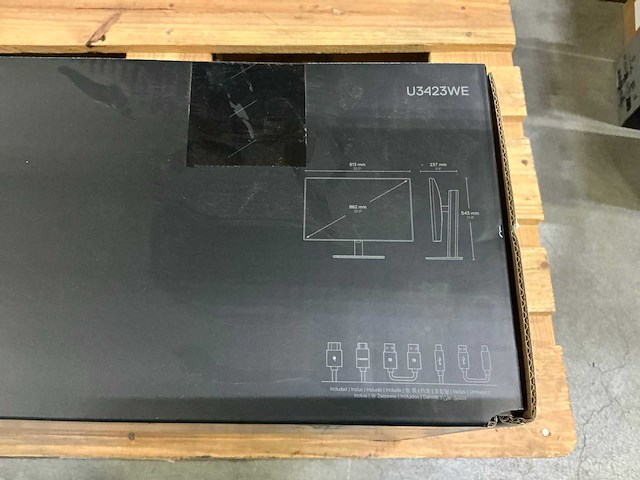 Dell ultrasharp u3423we curved monitor - afbeelding 4 van  5