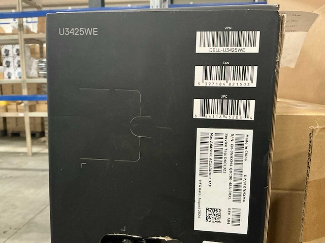 Dell ultrasharp u3425we curved thunderbolt hub monitor - afbeelding 3 van  5