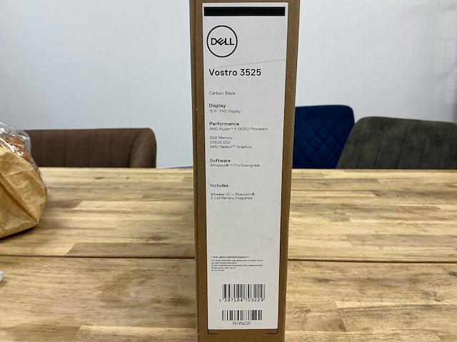 Dell vostro 3525 laptop carbon black - afbeelding 3 van  4