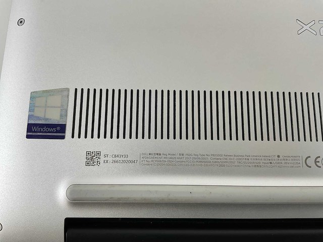 Dell xps 13 9380 13,3”, core(tm) i7 8th gen, 16 gb ram, 256 gb nvme laptops (2x) - afbeelding 16 van  16