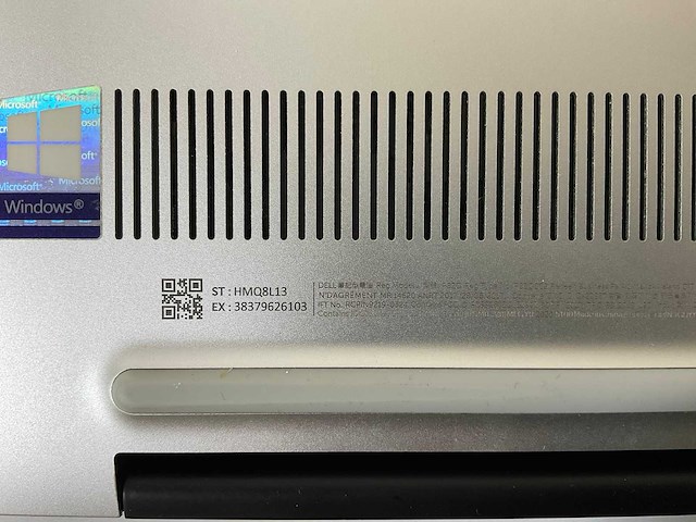 Dell xps 9380 13.3”, core(tm) i7 8th gen, 16 gb ram, 256 gb nvme touchscreen laptop - afbeelding 7 van  7