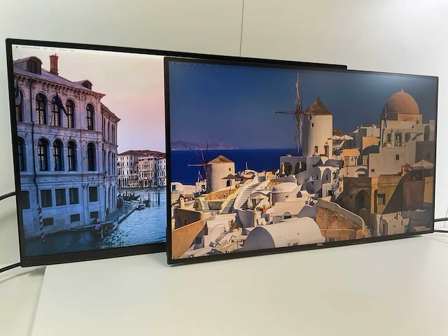 Dell/hp mix model monitors - check description (2x) - afbeelding 2 van  8