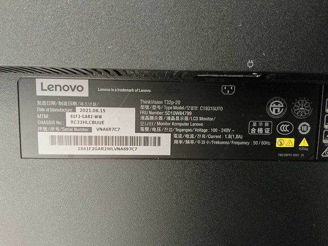 Dell/hp/lenovo monitor (24x) - afbeelding 11 van  17