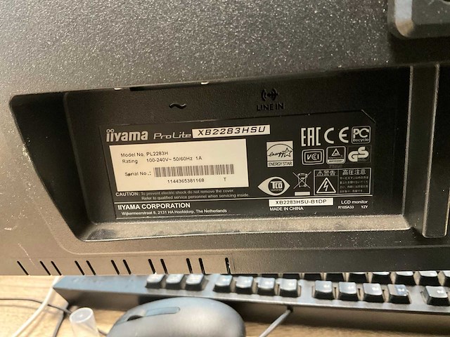 Dell/iiyama monitor (8x) - afbeelding 6 van  8