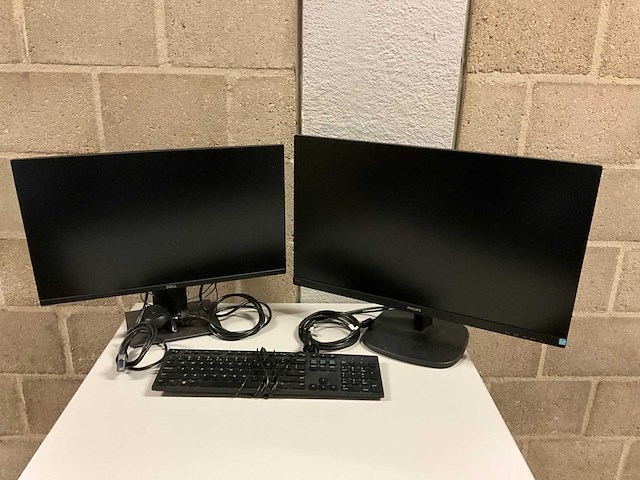 Dell/philips monitor (2x) - afbeelding 1 van  7